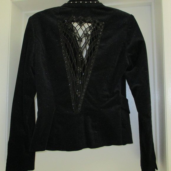 BISOU BISOU Black Lined Jacket - Small - Picture 8 of 15
